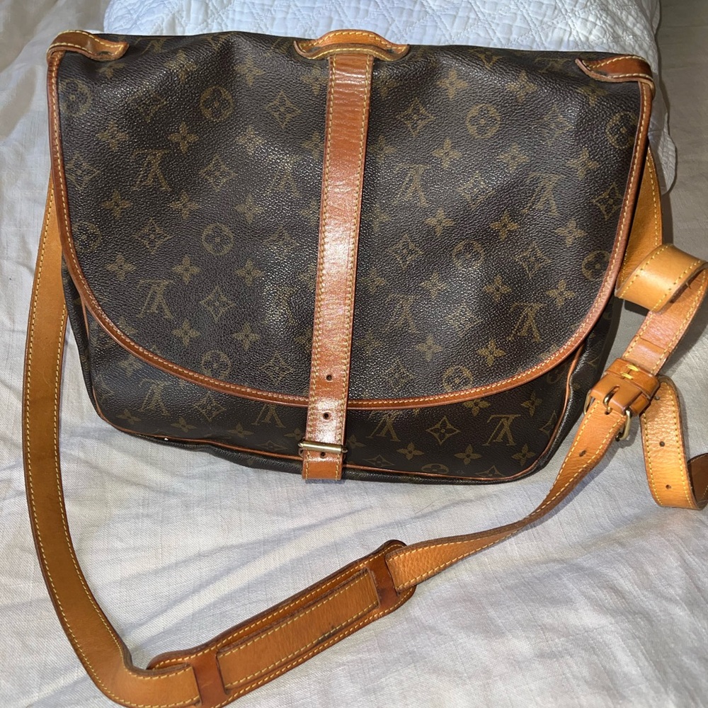 Louis Vuitton Brown Monogram Messenger Bag